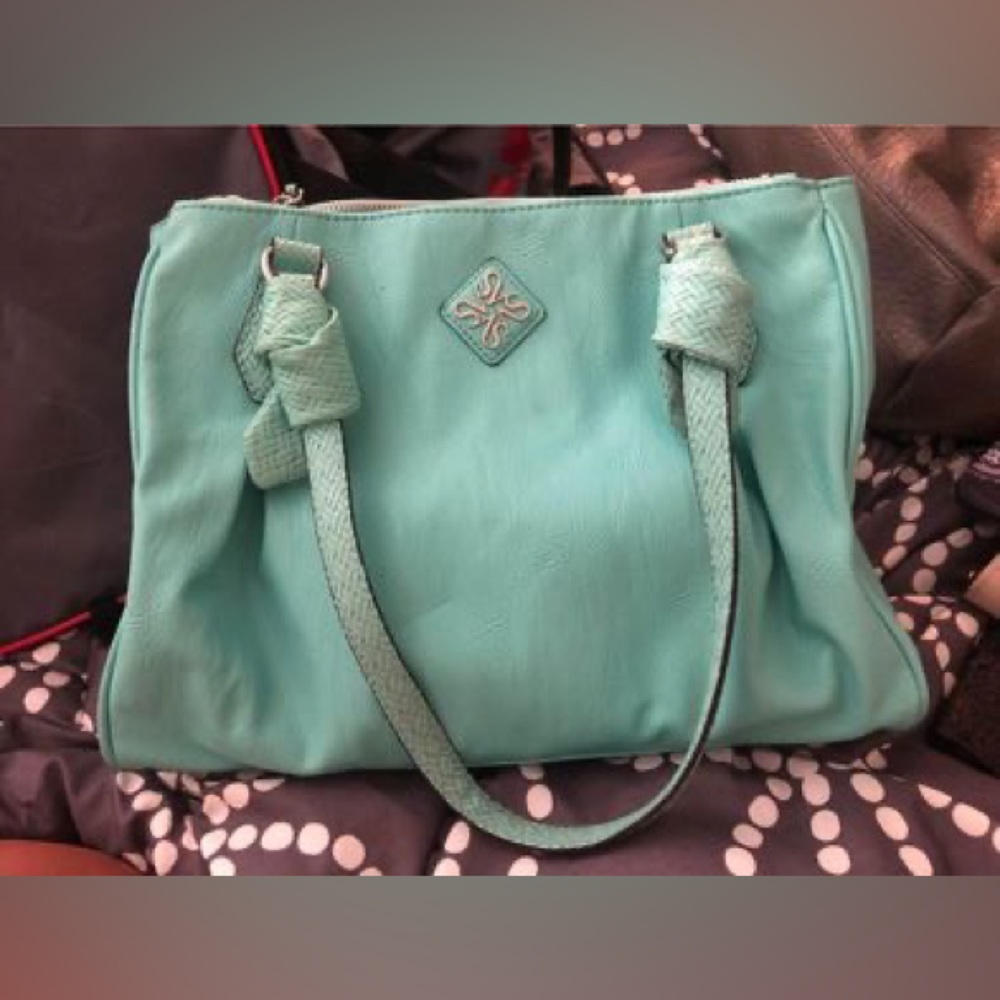 Simply Vera, Vera Wang Two Strap Teal Purse
